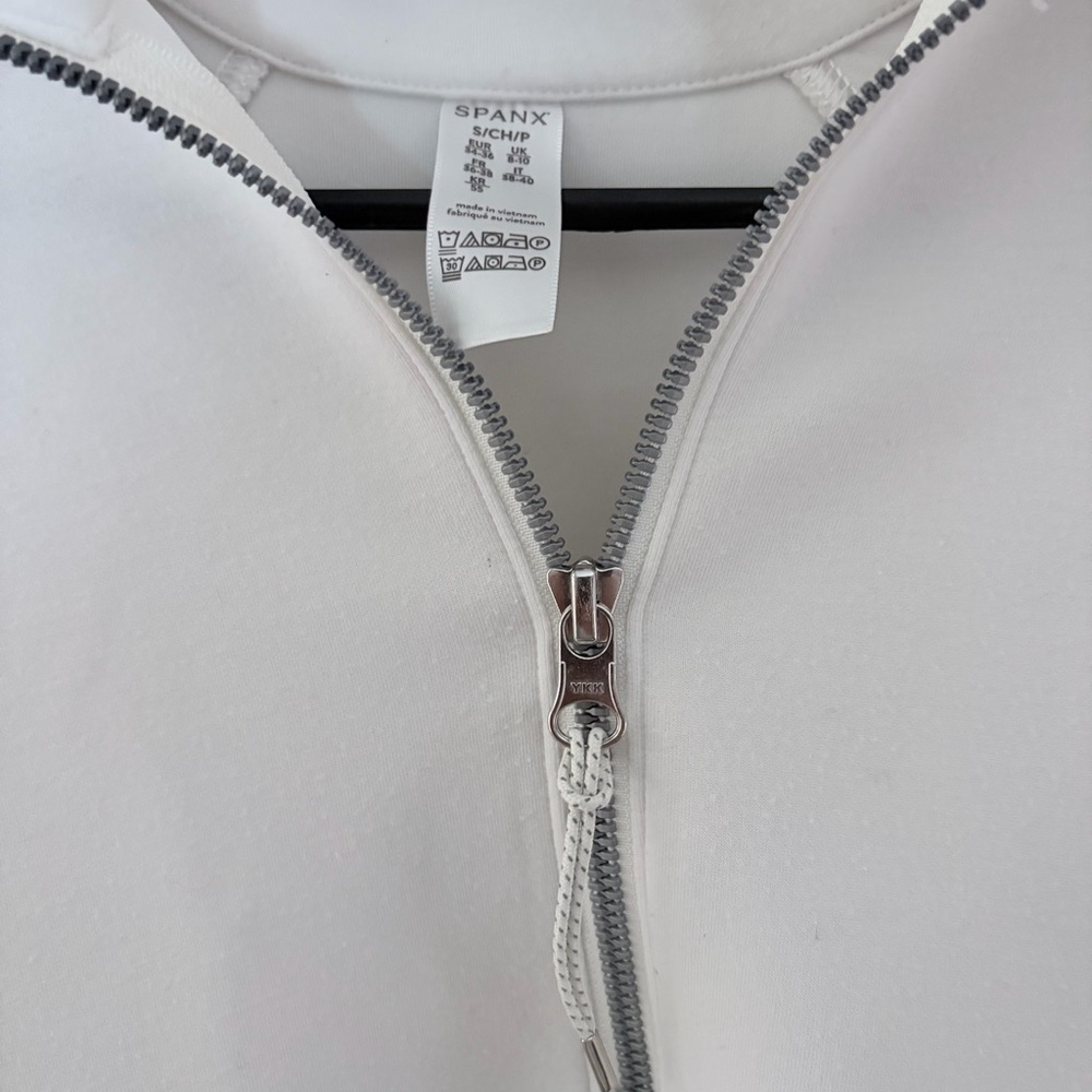 Spanx Air Essentials Half Zip Sweatshirt Small - Picture 4 of 7